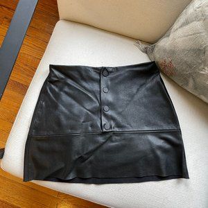 Faux Leather Mini Zara Skirt